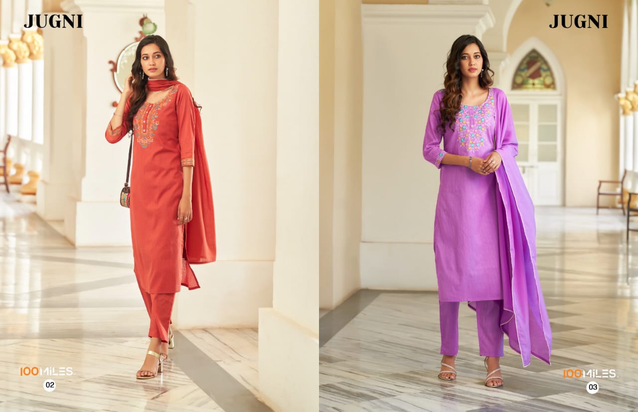 Jugni By 100 Miles Readymade Salwar Kameez Catalog